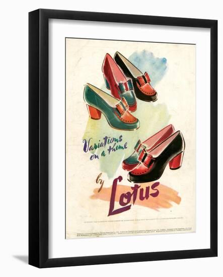 1940s UK Lotus Ltd Magazine Advert-null-Framed Giclee Print