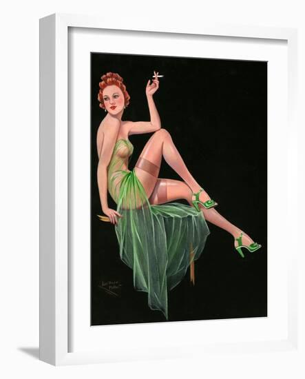 1940s UK Pin-Ups Poster-null-Framed Giclee Print