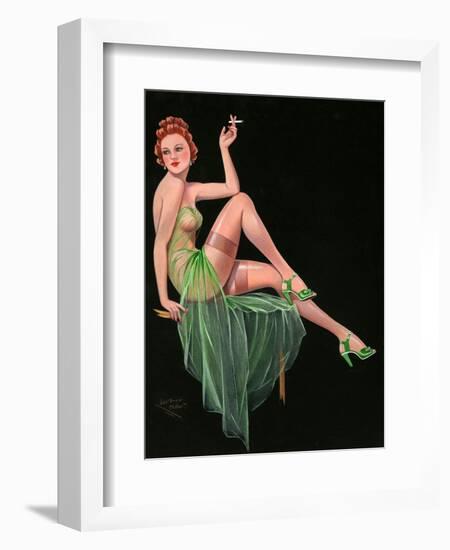 1940s UK Pin-Ups Poster-null-Framed Giclee Print