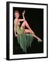 1940s UK Pin-Ups Poster-null-Framed Giclee Print