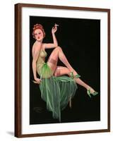 1940s UK Pin-Ups Poster-null-Framed Giclee Print