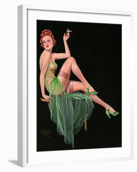 1940s UK Pin-Ups Poster-null-Framed Giclee Print