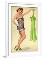 1940s UK Pin-Ups Poster-null-Framed Giclee Print