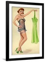 1940s UK Pin-Ups Poster-null-Framed Giclee Print