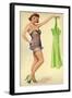 1940s UK Pin-Ups Poster-null-Framed Giclee Print