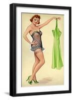 1940s UK Pin-Ups Poster-null-Framed Giclee Print