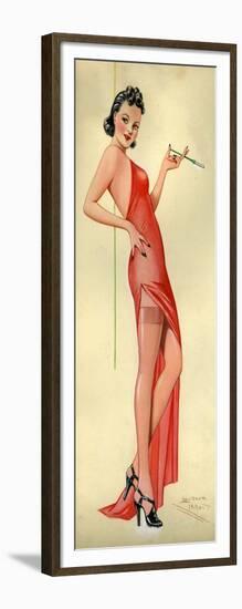 1940s UK Pin-Ups Poster-null-Framed Giclee Print