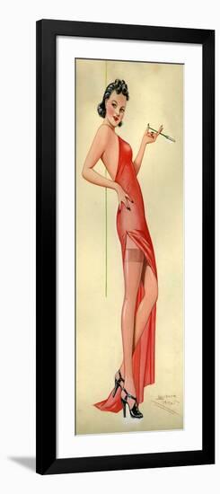 1940s UK Pin-Ups Poster-null-Framed Giclee Print