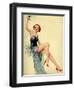 1940s UK Pin-Ups Poster-null-Framed Premium Giclee Print