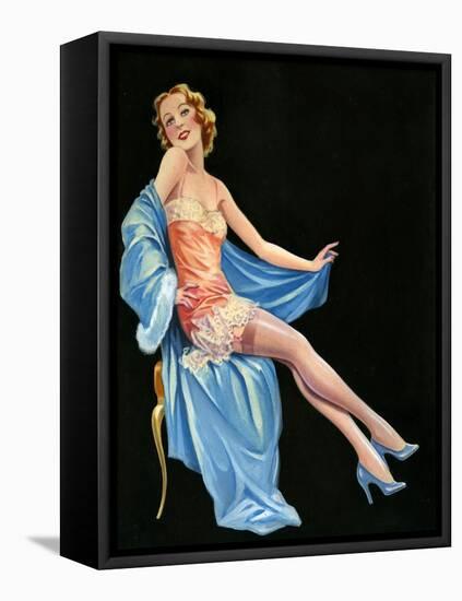 1940s UK Pin-Ups Poster-null-Framed Stretched Canvas