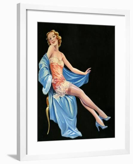 1940s UK Pin-Ups Poster-null-Framed Giclee Print