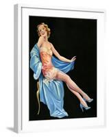 1940s UK Pin-Ups Poster-null-Framed Giclee Print