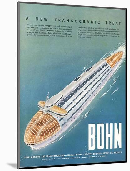 1940s USA Bohn Magazine Advertisement-null-Mounted Giclee Print