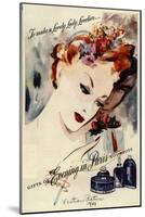 1940s USA Bourjois Magazine Advertisement-null-Mounted Giclee Print