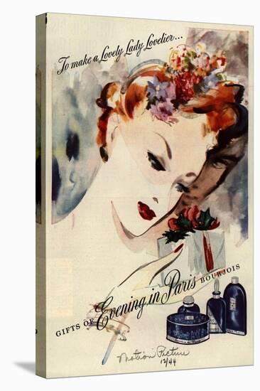 1940s USA Bourjois Magazine Advertisement-null-Stretched Canvas