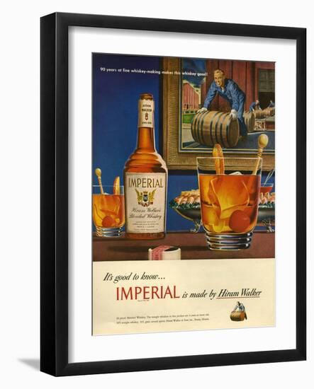 1940s USA Imperial Magazine Advertisement-null-Framed Giclee Print