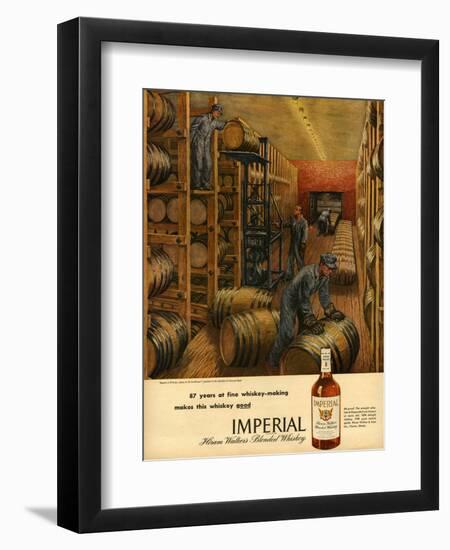 1940s USA Imperial Magazine Advertisement-null-Framed Premium Giclee Print