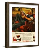 1940s USA Imperial Magazine Advertisement-null-Framed Giclee Print