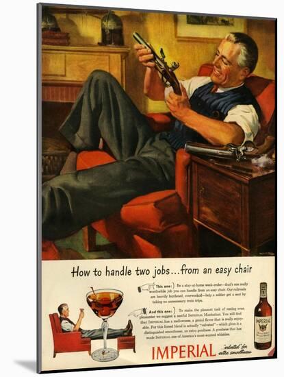 1940s USA Imperial Magazine Advertisement-null-Mounted Giclee Print