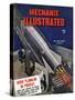1940s USA Mechanix Illustrated Magazine Cover-null-Stretched Canvas
