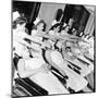 1940S Women Learning Facials and Beauty Techniques at a Beauty School-Nina Leen-Mounted Photographic Print