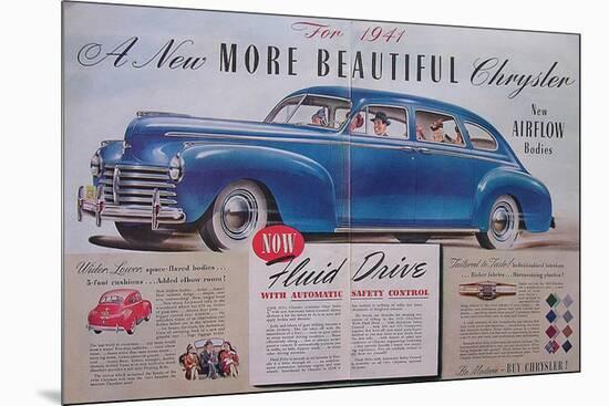 1941 Chrysler Airflow-null-Mounted Premium Giclee Print