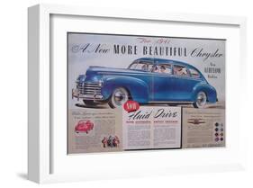 1941 Chrysler Airflow-null-Framed Art Print