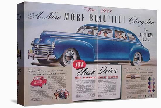 1941 Chrysler Airflow-null-Stretched Canvas