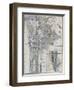 1941, Manhattan and The Bronx Map, New York, United States-null-Framed Giclee Print