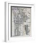 1941, Manhattan and The Bronx Map, New York, United States-null-Framed Giclee Print