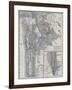 1941, Manhattan and The Bronx Map, New York, United States-null-Framed Giclee Print