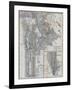 1941, Manhattan and The Bronx Map, New York, United States-null-Framed Giclee Print