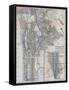 1941, Manhattan and The Bronx Map, New York, United States-null-Framed Stretched Canvas