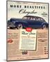 1941 New Beautiful Chrysler-null-Mounted Art Print
