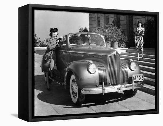 1941 Packard 120 Convertible Coupe, (C1941)-null-Framed Stretched Canvas