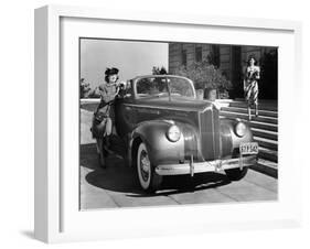 1941 Packard 120 Convertible Coupe, (C1941)-null-Framed Photographic Print