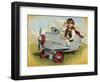 1941 Steelcraft Pursuit Plane-David Lindsley-Framed Giclee Print