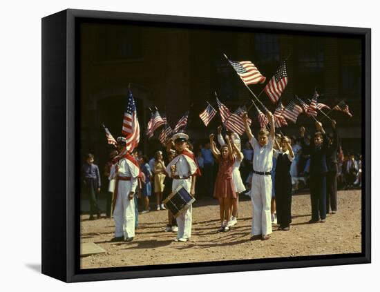1942 Child Patriots, CT-null-Framed Stretched Canvas
