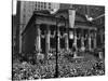 1942 WWII War Bond Rally Federal Treasury Building New York Stock Exchange Wall Street Manhattan-null-Stretched Canvas