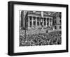 1942 WWIi War Bond Rally New York Stock Exchange Wall Street NYC-null-Framed Photographic Print