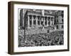 1942 WWIi War Bond Rally New York Stock Exchange Wall Street NYC-null-Framed Photographic Print