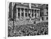 1942 WWIi War Bond Rally New York Stock Exchange Wall Street NYC-null-Framed Photographic Print