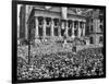 1942 WWIi War Bond Rally New York Stock Exchange Wall Street NYC-null-Framed Photographic Print