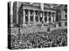 1942 WWIi War Bond Rally New York Stock Exchange Wall Street NYC-null-Stretched Canvas