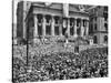 1942 WWIi War Bond Rally New York Stock Exchange Wall Street NYC-null-Stretched Canvas