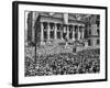 1942 WWIi War Bond Rally New York Stock Exchange Wall Street NYC-null-Framed Photographic Print