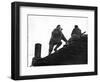 1944: Chester Wilmot, BBC War Correspondent with the Infantry Assault, Netherlands-George Silk-Framed Photographic Print