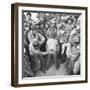 1945: Continental Central Pow Enclosure 15, Attichy, France-Ralph Morse-Framed Photographic Print