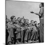 1945: Emil Kimmich Former German Army Captain and Singing Choir of Teen Prisoners, Attichy, France-Ralph Morse-Mounted Photographic Print