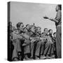 1945: Emil Kimmich Former German Army Captain and Singing Choir of Teen Prisoners, Attichy, France-Ralph Morse-Stretched Canvas